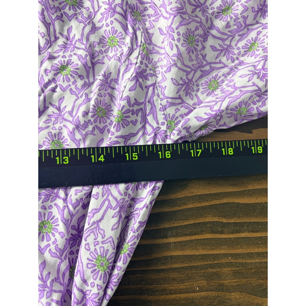 Cactus + Pearl Maxi Dress Womens S Purple Floral Tiered Peasant Boho Cottagecore - Picture 5 of 14
